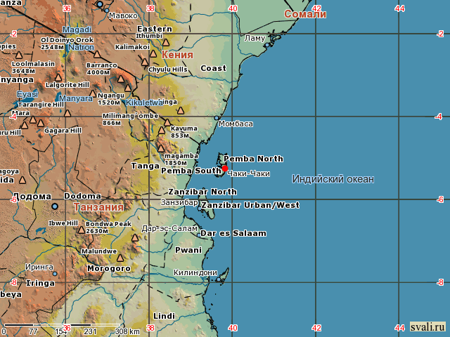 Покажи на карте где находится остров занзибар Покажи на карте где находится остров занзибар