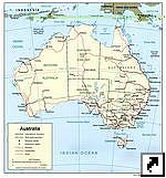 Карта Австралии (англ.)