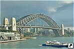 Мост через Сиднейскую бухту (Sydney harbour bridge), Сидней, Австралия.