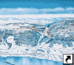 Схема горнолыжных трасс Оре-Бьёрнен, горнолыжный курорт Оре, Швеция (швед.)