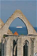 Разрушенная церковь Святой Карины, Висби, остров Готланд, Швеция.