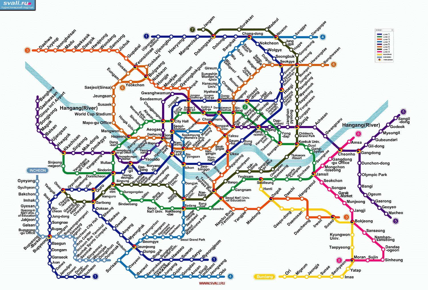 схема метро на карте