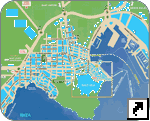 Карта города Ибица. Балеарские острова (исп.)