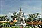 Серебряная пагода, Королевский дворец, Пном-Пень (Phnom Penh), Камбоджа.