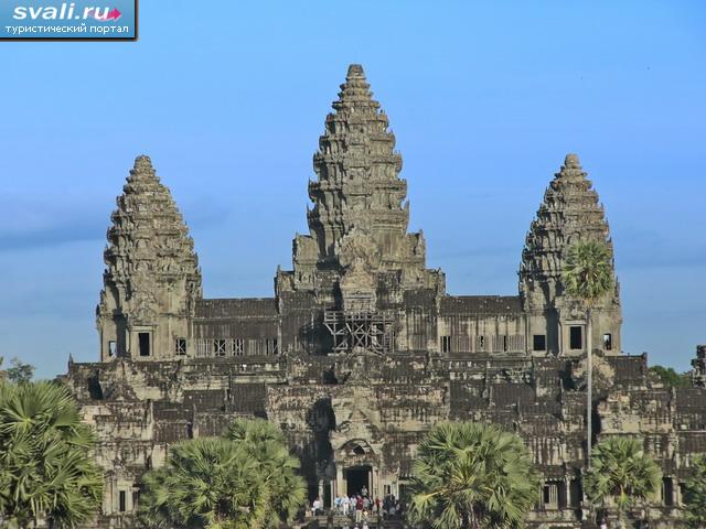 Ангкор Ват (Angkor Wat), Ангкор, Сием-Рип (Siem Reap), Камбоджа ...