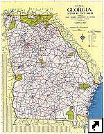 Подробная карта Кении 1952 г. (англ.)