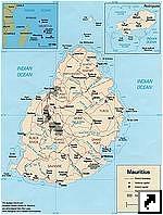 Карта Маврикия (англ.)
