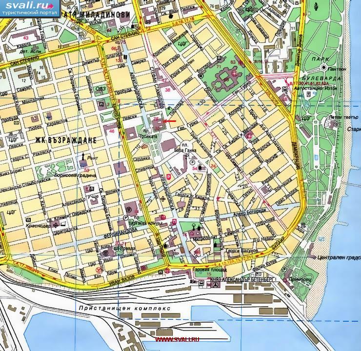 Turistu V Pomosh Burgas Karta Goroda