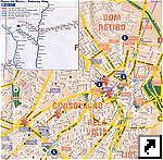 Подробная карта центра Сан-Паулу, Бразилия (португ.)