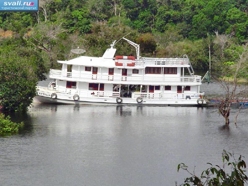 Туристический флот, Манаус, Амазония, Бразилия.