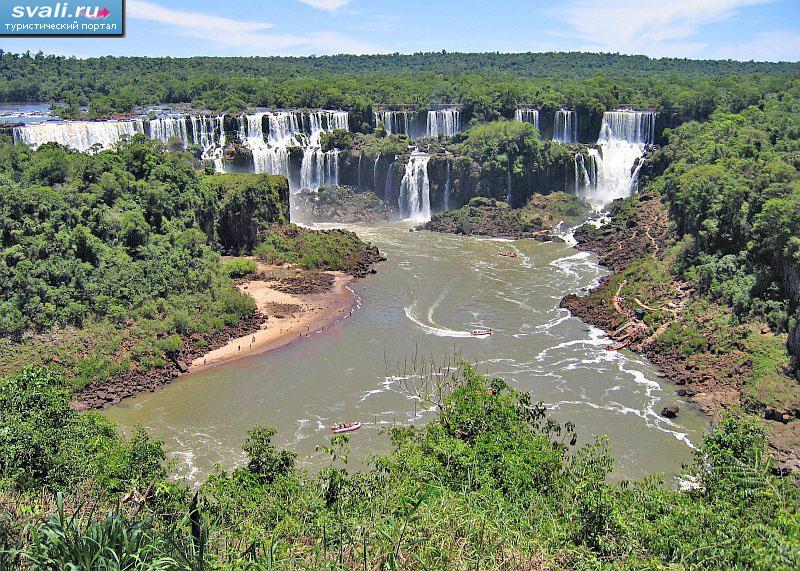 Водопады Игуасу (Iguazu), Бразилия.