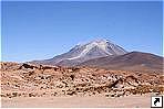 Вулкан Оллагуе (Ollague), Боливия.