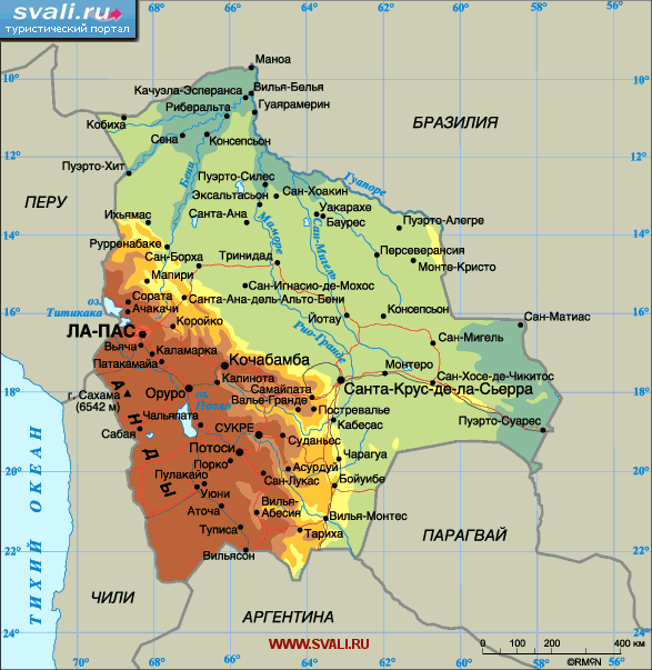 Боливия карта карта