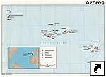 Карта Азорских островов (англ.)