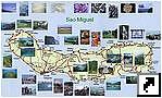 Туристическая карта острова Сан Мигель (Sao Miguel). Азорские острова. (порт.)