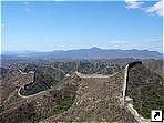 Великая Китайская стена, участок Джиншанлин (Jinshanling), 110 км от Пекина, Китай.