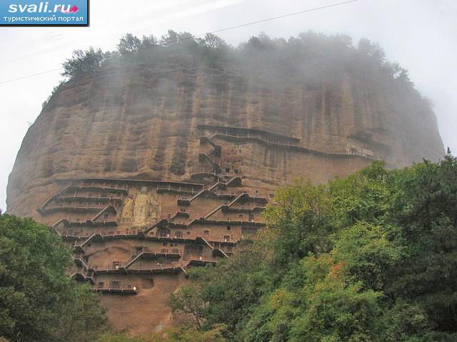 ����� ��������� (Maijishan) �� ������� ��������� ������ (Gansu), �����.