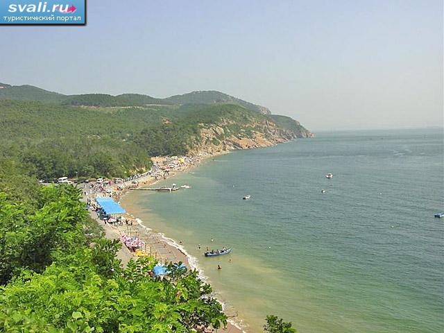 Пляжи Даляня (Dalian), провинции Ляонин (Liaoning), Китай. | Китай ...