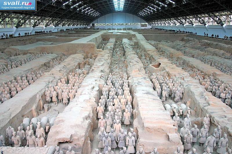 Терракотовая армия (Terra Cotta Warriors), Сиань (Xian), провинции ...