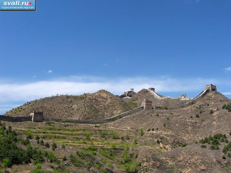 Великая Китайская стена, участок Симатай (Simatai), 110 километров от Пекина, Китай.