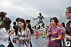 Статуя Брюса Ли на Аллее Звёзд (Avenue of Stars), Гонконг, Китай.