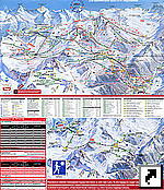 Подробная русская карта с указанием расценок на skipass горнолыжного курорта Ишгль (Ischgl), Австрия.