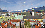 Крыши Инсбрука, Австрия.