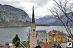 Гальштатское озеро (Hallstatter See), Зальцкаммергут, Австрия. Гальштатское озеро (Hallstatter See), Зальцкаммергут, Австрия.