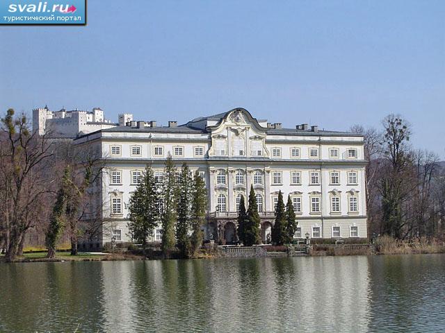 Дворец на озере, Зальцбург, Австрия.