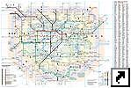 Великобритания. Схема метро Лондона (англ.)