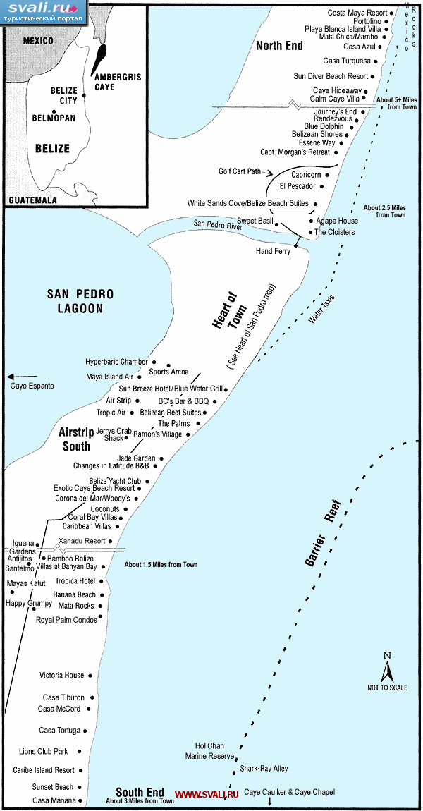  - (San Pedro),   (Ambergris Caye),  (.)