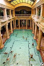 Купальни Гелерт (Gellert Baths), Будапешт, Венгрия.
