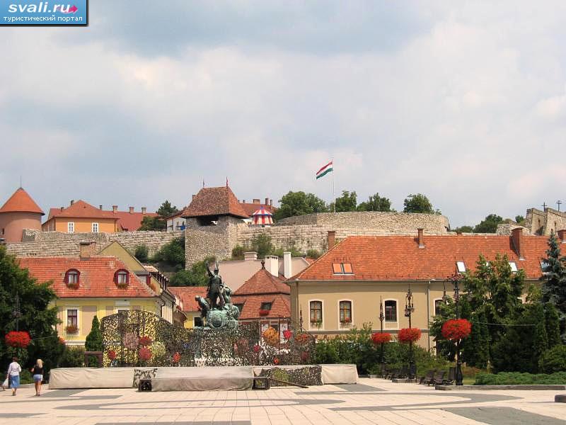 Замок в городе Эгер (Eger), Венгрия.