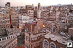 Сана, Cтарый город утром, Йемен.