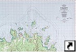 Топографическая карта северо-восточной части острова Понпеи (Pohnpei), Федеративные Штаты Микронезии (англ.)