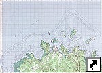 Топографическая карта северо-западной части острова Понпеи (Pohnpei), Федеративные Штаты Микронезии (англ.)