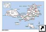 Карта автодорог острова Маргарита. Венесуэла. (исп.)