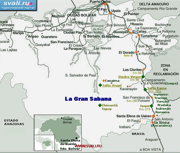   , (La Gran Sabana,   ),  (.)