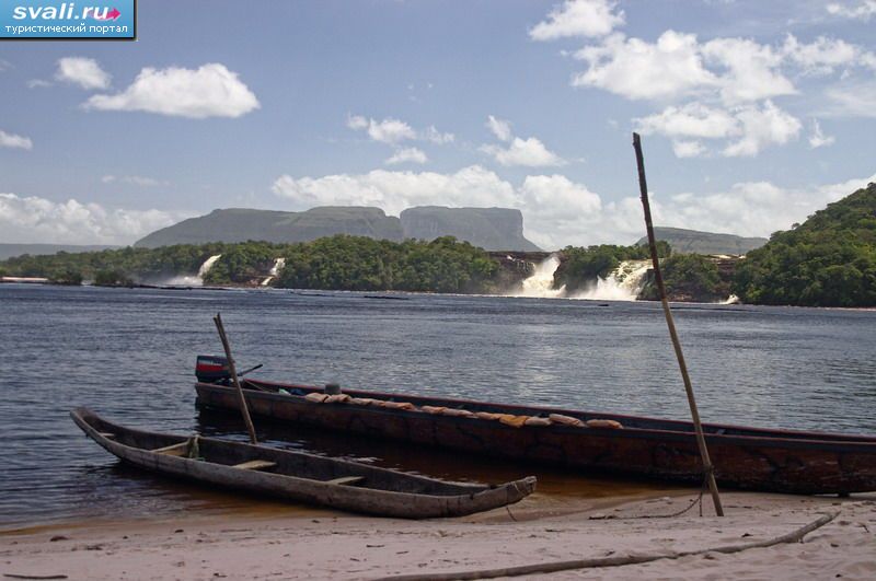 Лагуна Канайма (Canaima lagoon), Национальный парк Канайма, Венесуэла.