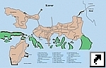 Карта Корора (Koror), Палау (англ.)