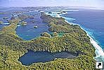 Озеро медуз (JellyFish lake), острова Рок, Палау.