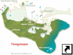 Карта острова Тонгатапу, Тонга (англ.)