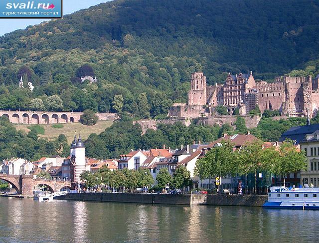 Вид на Хайдельберг и Хайдельбергский замок (Heildelberg Castle ...