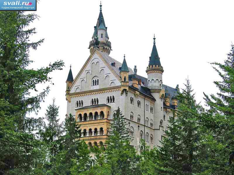 Замок Нойшванштейн (Neuschwanstein), Бавария, Германия. | Германия ...
