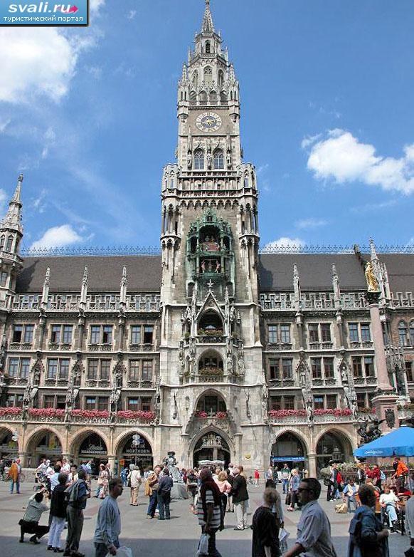����� ������ �� ������� ����������� (Marienplatz), ������, ��������.