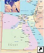 Карта Египта (англ.)