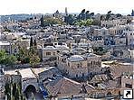 Вид на Старый город, Иерусалим, Израиль.