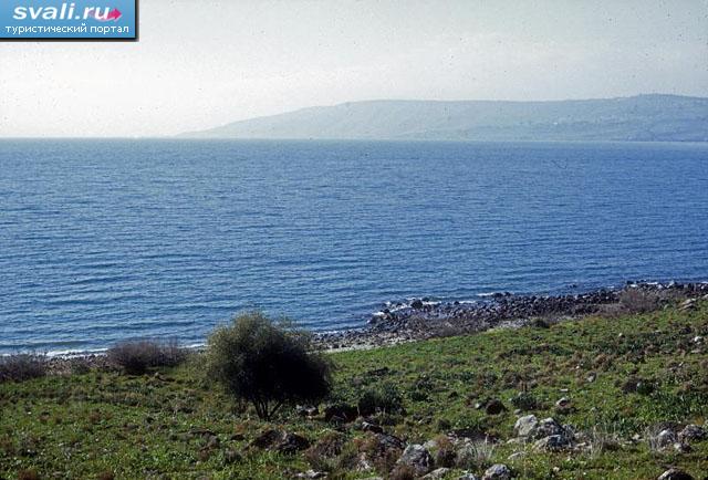 Озеро Кинерет (Галилейское море), Израиль.