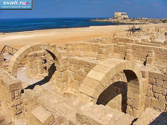 Римские бани, Кейсария, Израиль. | Израиль | фотографии | Туристический ...