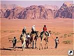 Пустыня Вади Рам (Wadi Rum), Иордания.